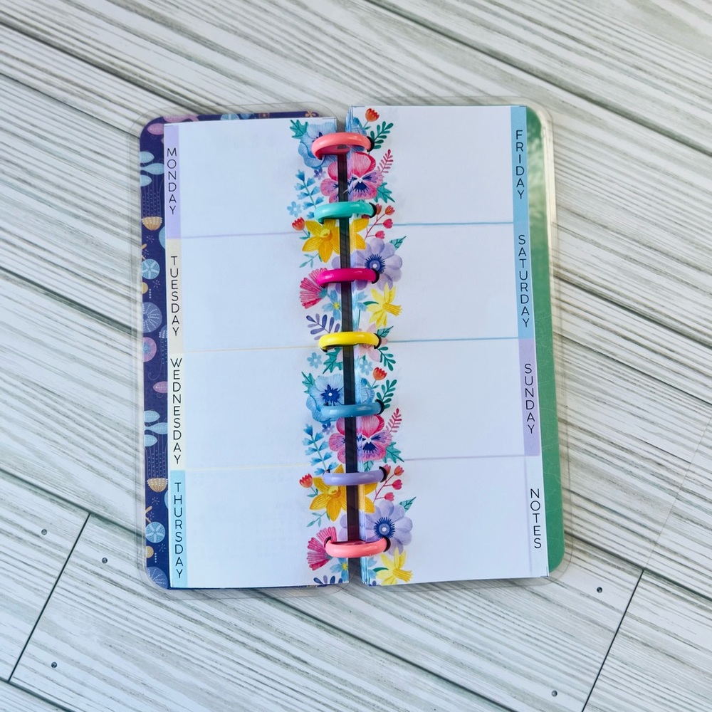 Happy planner skinny mini size weekly layout Disney Princess Ariel mermaid - Picture 12 of 12